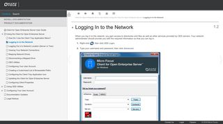 Logging In to the Network - Client for Open Enterprise Server User Guide