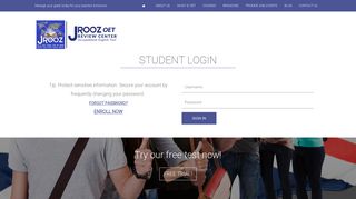 student login - JRooz OET