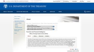Office of Foreign Assets Control (OFAC) - Treasury.gov