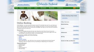 Online Banking - Orlando Federal Credit Union: