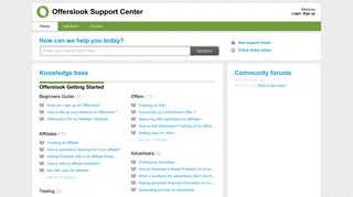Offerslook Support Center