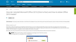 How do I reinstall Microsoft Office 2013 (Click to Run) and How to ...