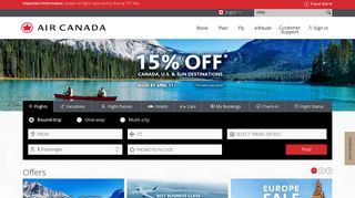 Air Canada - Official Website