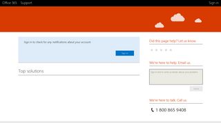 Office 365 Support - Email