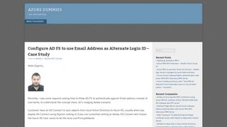 Configure AD FS to use Email Address as Alternate Login ID – Case ...