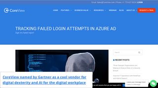 Tracking failed login attempts in Azure AD | CoreView