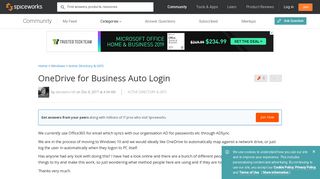 OneDrive for Business Auto Login - Active Directory & GPO ...