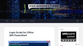 Login Script for Office 365 PowerShell – Ryan Mangan's IT Blog