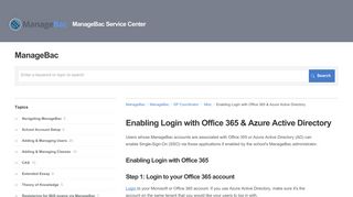 Enabling Login with Office 365 & Azure Active Directory | DP ...