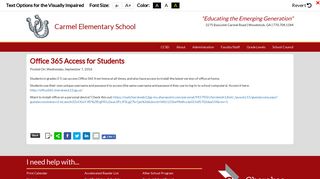Office 365 Access for Students - Cherokee County School District