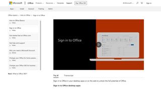 Video: Sign in to Office - Office 365