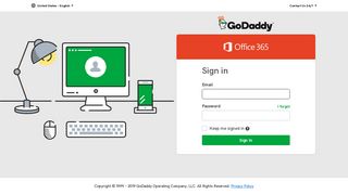 Office 365 - Sign In - GoDaddy