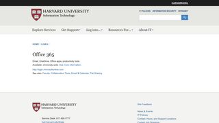 Office 365 | Harvard University Information Technology