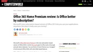 Office 365 Home Premium review: Is Office better by subscription ...