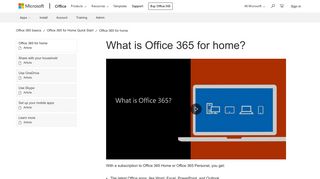 What is Office 365 for home? - Office 365