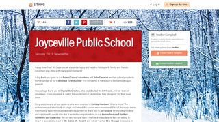 Joyceville Public School | Smore Newsletters