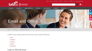 Email and Office 365 - TAFE SA