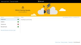 Microsoft 365 Service Status