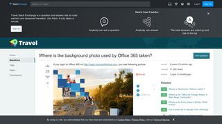 usa - Where is the background photo used by Office 365 taken ...
