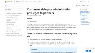 Customers delegate administration privileges to partners - Partner ...