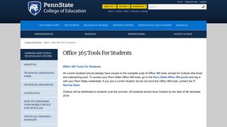 Office 365 Tools For Students — Penn State College of Education