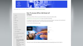 How To Access Office 365 Email off campus