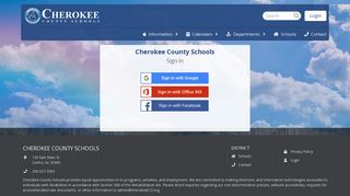 Login - Cherokee County Schools