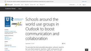 Schools around the world use groups in Outlook to boost ...