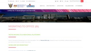 Office 365 - CITDS - Unimas