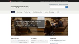 Office 365 for Harvard