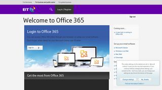 Login to Office 365 - BT | Business | MyOffice