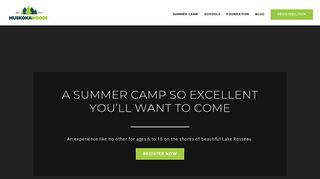 Muskoka Woods: Summer Camp, School Trips, Group Retreats in ...