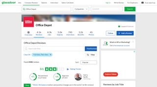 Office Depot Reviews | Glassdoor
