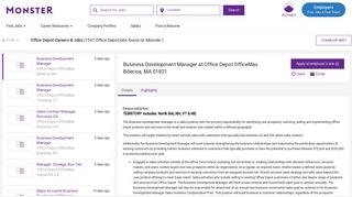 Office Depot Career Opportunities & Jobs | Monster.com