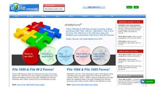 E-File 1095's Online & E-File 1099's Online - 1095 Filing & 1099 Filing
