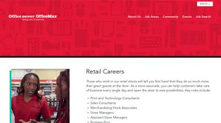 Retail Jobs - Office Depot OfficeMax Careers