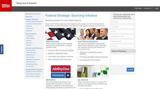 Federal Strategic Sourcing Initiative at Business Solutions