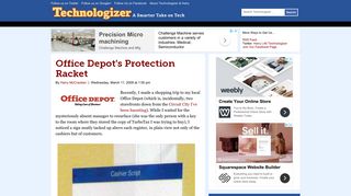 Office Depot's Protection Racket - Technologizer