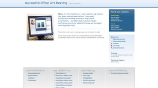 Microsoft Office Live Meeting - SmartMeet