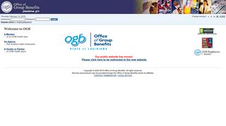 Office of Group Benefits (OGB) : OGB Home Page