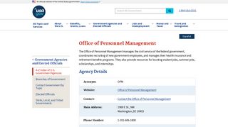 Office of Personnel Management | USAGov