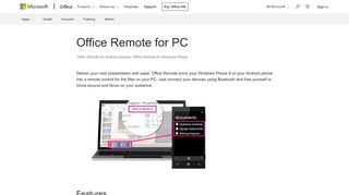 Office Remote for PC - Office Support