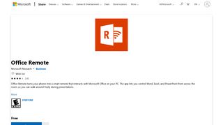 Get Office Remote - Microsoft Store