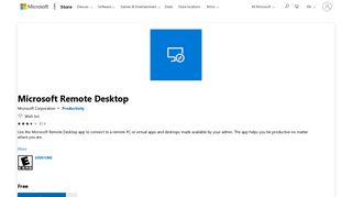Get Microsoft Remote Desktop - Microsoft Store