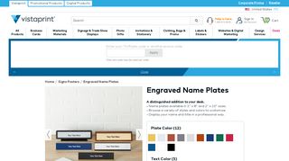 Desk Name Plates & Custom Engraved Desk Plaques | Vistaprint