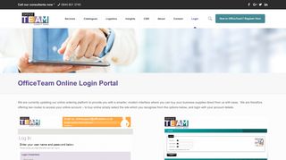 Online Login Portal - OfficeTeam