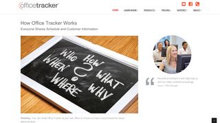 Office Tracker's How It Works Page
