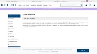 Track My Order - Office