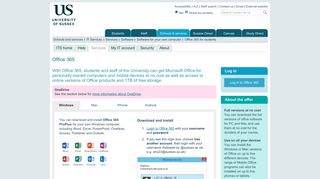 Office 365 for students : Software for your own ... - University of Sussex