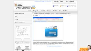 Outlook web access with OfficeCalendar